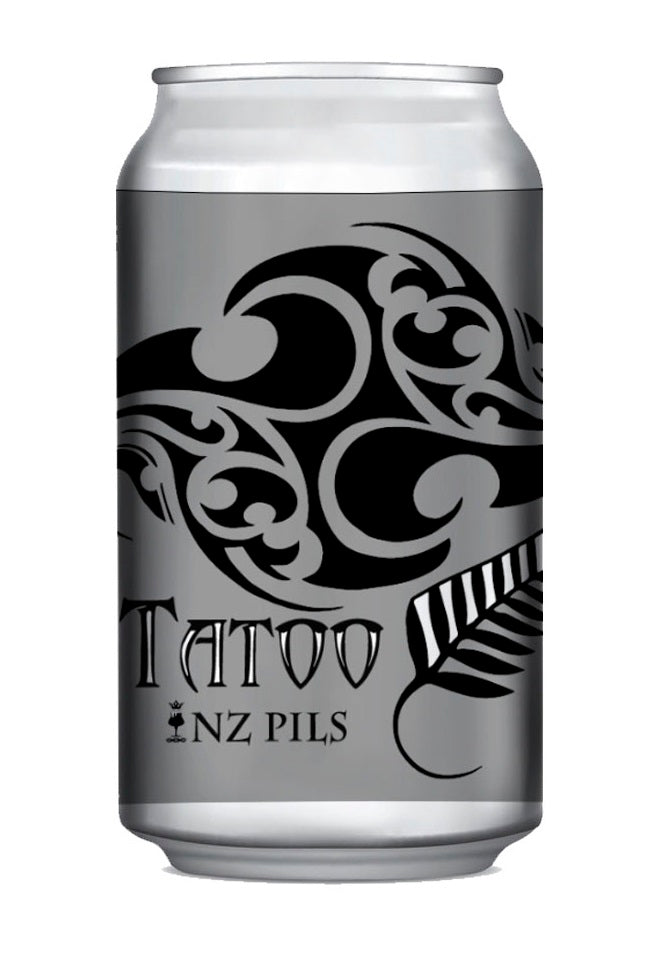 TATOO - New Zealand Pils 5,8% Lúpulos Motueka & Nelson Sauvin - 6 Latas de 44cl