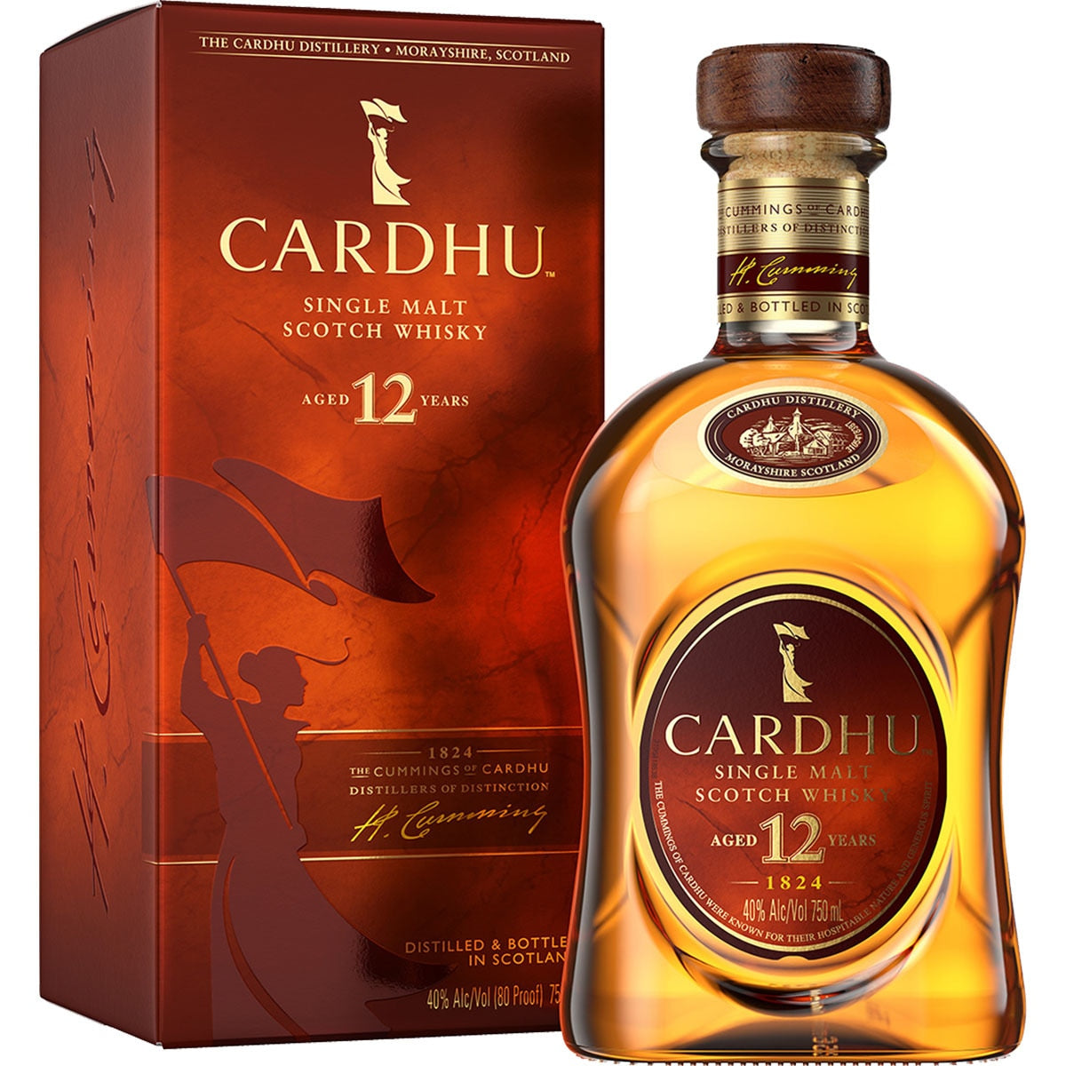 Cardhu 12 años 750 ml - Single Malt Scotch Whisky